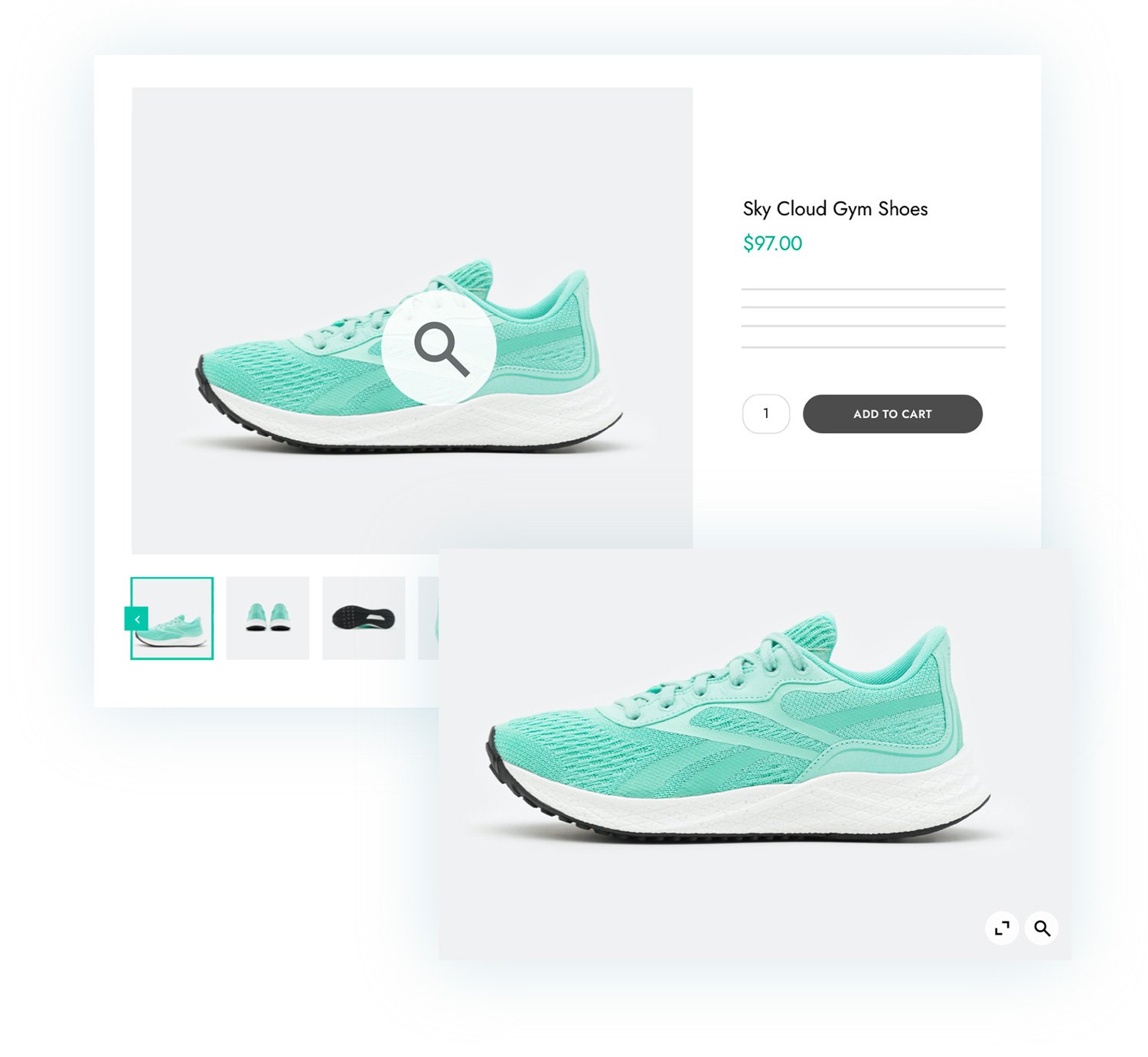 YITH WooC Commerce Thư viện sản phẩm Thu phóng hình ảnh