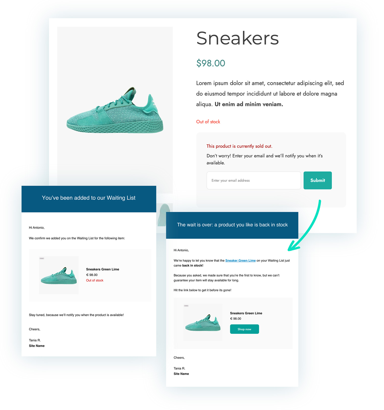 Danh sách chờ YITH WooC Commerce