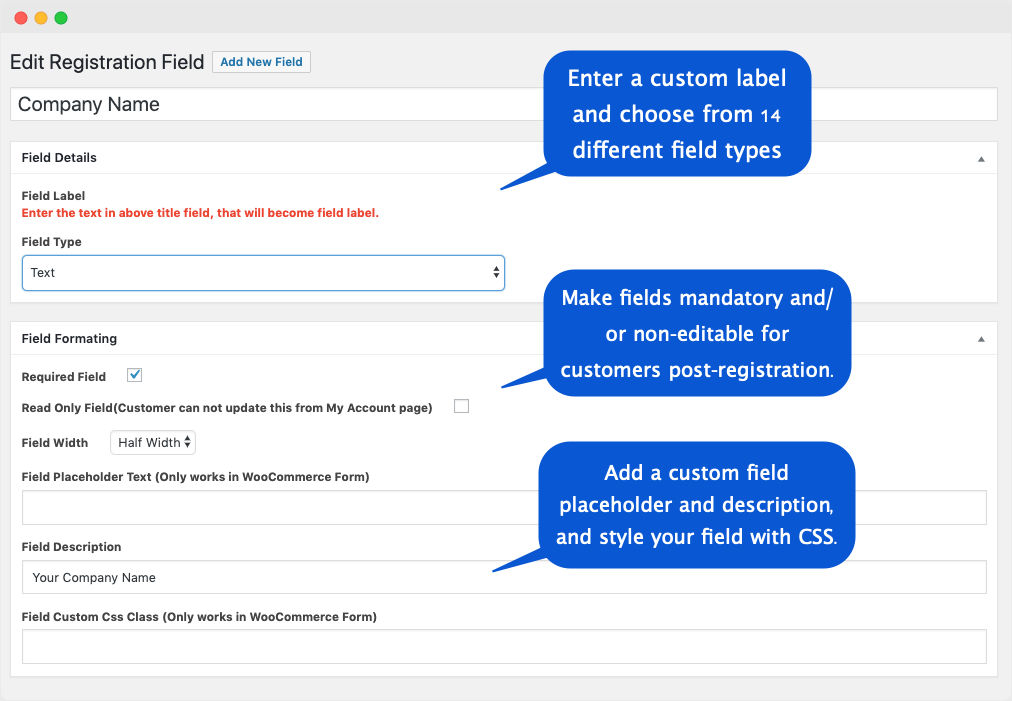 05 Wordpress Registration fields 1 1