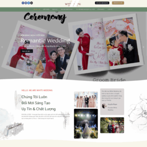 Theme wordpress dịch vụ cưới hỏi, decor wedding 1