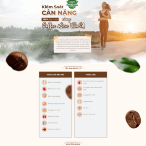 Theme wordpress Landing page thực phẩm chức năng giảm cân