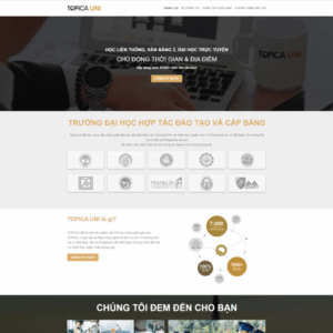 Theme wordpress khóa học 4