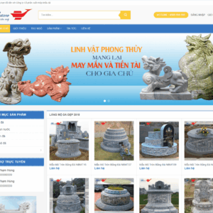 Theme wordpress xưởng làm bia đá lăng mộ