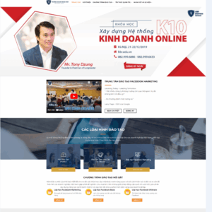 Theme WordPress Khóa Học 3