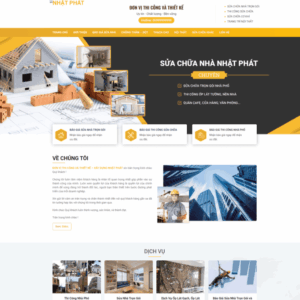Theme wordpress công ty sơn sửa cải tạo nhà cửa