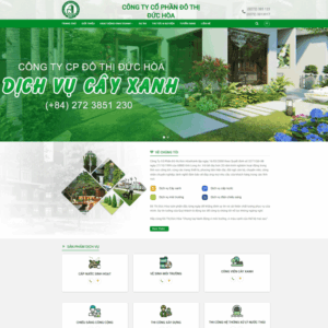 Theme wordpress công ty cây xanh đô thị