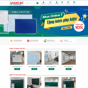 Theme wordpress bán bảng, văn phòng phẩm