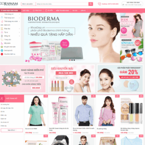 Theme wordpress thời trang mỹ phẩm