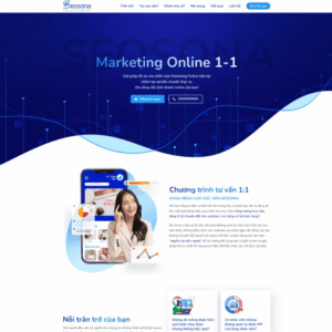 Theme wordpress giới thiệu công ty dạy seo Seosona