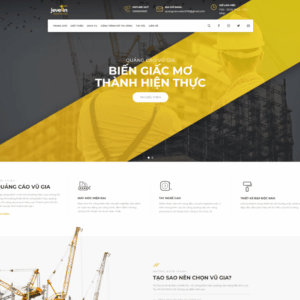 Theme wordpress giới thiệu công ty xây dựng 5