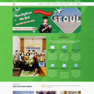 Theme wordpress du học nước ngoài