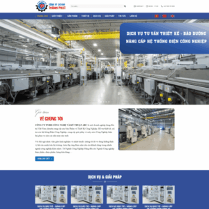 Theme wordpress công ty cơ khí đẹp
