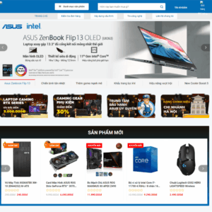 Theme wordpress bán laptop máy tính