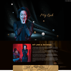 Theme wordpress giới thiệu ca sỹ