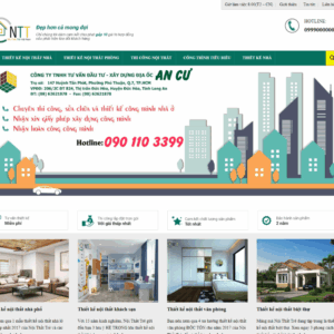 Theme wordpress nội thất trẻ