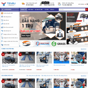 Theme wordpress bán hàng thiết bị cầu nâng