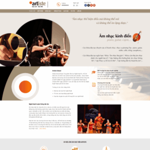 Theme wordpress trung tâm Văn học Nghệ thuật