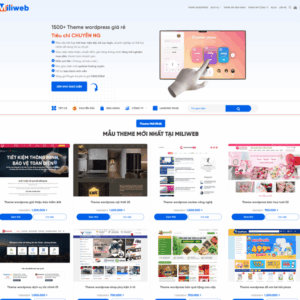 Theme wordpress shop bán theme miliweb