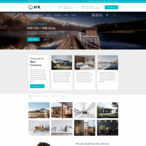 Theme wordpress công ty nội thất HNK