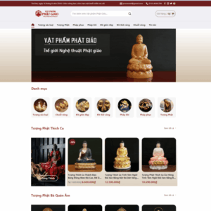 Theme wordpress vật phẩm phật giáo