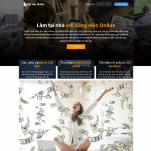 Theme wordpress lading pape top việc