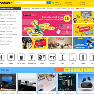 Theme wordpress cửa hàng điện thoại giống Baseus