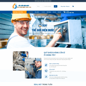 Theme WordPress bán đồ điện nước