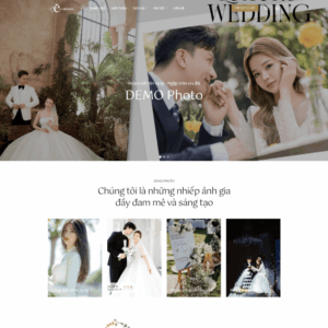 Theme wordpress studio chụp ảnh áo cưới đẹp