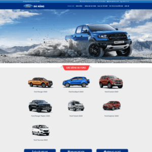 Theme Wordpress Showroom ô tô Ford Đà Nẵng