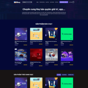 Theme WordPress Shop bán tài nguyên, sản phẩm số