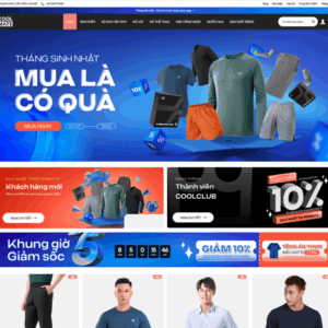 Theme wordpress thời trang giống coolmate