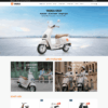 Theme wordpress của hàng bán xe đạp điện, xe máy điện