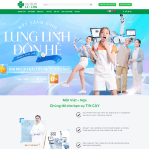 Theme wordpress phòng khám mắt, bệnh viện mắt