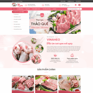 Theme wordpress bán thịt heo xúc xích