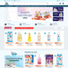 Theme wordpress shop bán shop quần áo bỉm sữa em bé