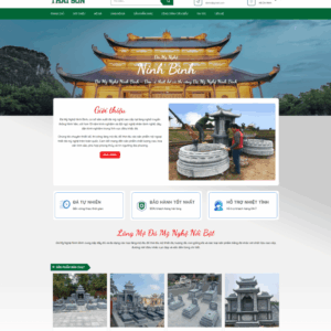 Theme wordpress lăng mộ đá 2