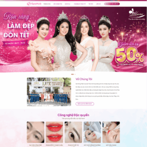 Theme wordpress spa phun xăm thẩm mỹ