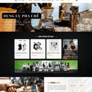 Theme wordpress shop bán máy pha chế cafe