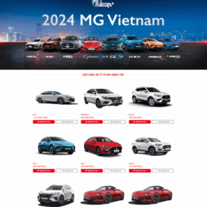 Theme wordpress cửa hàng oto bán xe MG