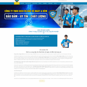 Theme wordpress dịch vụ bảo vệ 3