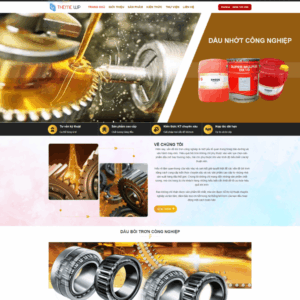 Theme wordpress bán dầu nhớt bôi trơn