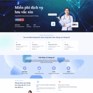 Theme wordpress phòng khám tiêm chủng 2