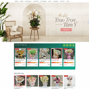 Theme wordpress bán hoa tươi 2 chuẩn đẹp