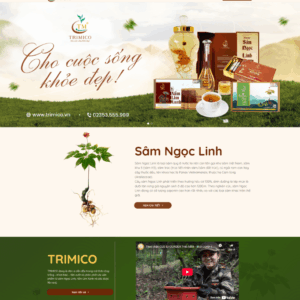 Theme wordpress bán sâm ngọc linh