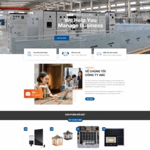 Theme wordpress giới thiệu công ty năng lượng mặt trời 5