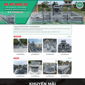Theme wordpress giới thiệu cơ sơ làm lăng bia mộ