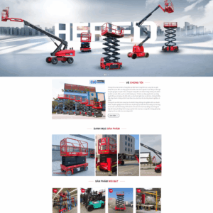 Theme wordpress bán xe nâng người 3