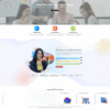 Theme wordpress giới thiệu công ty thiết kế web Agency 8