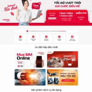 Theme wordpress lắp mạng viettel 1
