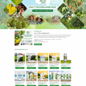 Theme wordpress bán thuốc nông nghiệp, phân bón